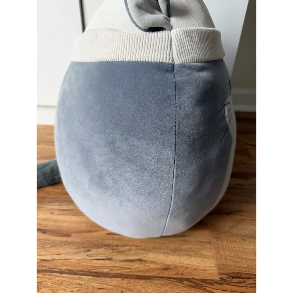 Squishmallows Miper the Chinchilla 16 Inch Gray Plush with Beanie Hat
